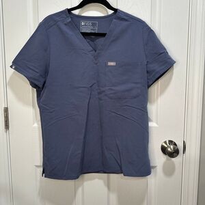 FIGS Catarina Scrub Top - Space Navy, Women’s Size M